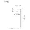 Vibia Tempo 42,5 wall lamp