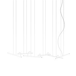 Vibia Halo lineal 6x - 2342 suspension lamp