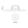 Vibia Circle Trimless Narrow Ø 6 cm - recessed spot