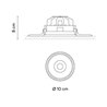 Vibia Circle Trimless Narrow Ø 10 cm - 3330 Einbauspot