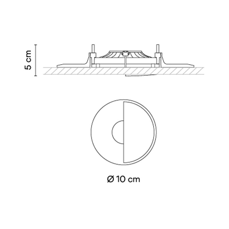 Vibia Circle Trimless Ø 10 cm - 3353 ceiling lamp