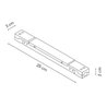 Vibia Circus driver for pendant track 48W DALI Black - A395