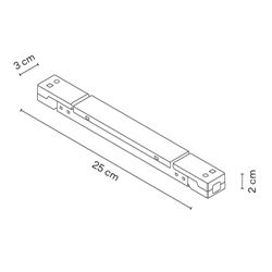 Vibia Circus driver for pendant track 30W Casambi Black - A394