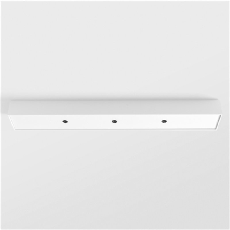 Modular Ceiling base 420x58 for 3x jack warm dim