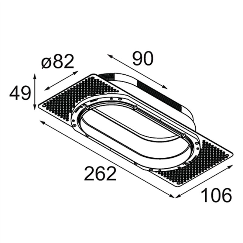 Modular Recessed ring Ø82 2x