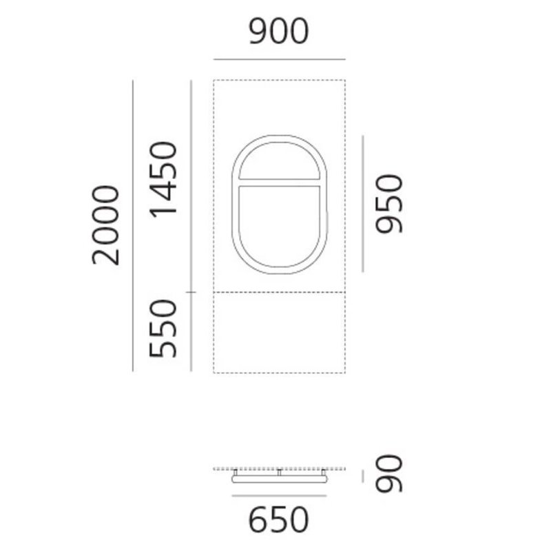 Artemide Alphabet Of Light Wall lamp "8"