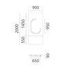 Artemide Alphabet Of Light Wall lamp "C" uppercase