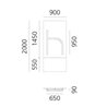 Artemide Alphabet Of Light Wall lamp "h" lowercase