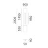 Artemide Alphabet Of Light Wall lamp "I" uppercase