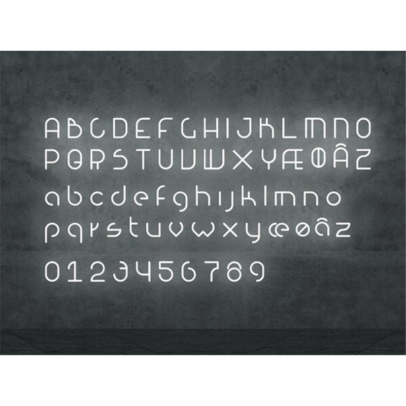 Artemide Alphabet Of Light Wall lamp "M" uppercase