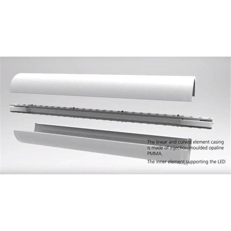 Artemide Alphabet Of Light Wall lamp "P" uppercase