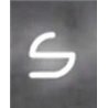 Artemide Alphabet Of Light Wall lamp "s" lowercase