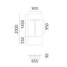 Artemide Alphabet Of Light Wall lamp "T" uppercase