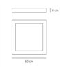 Artemide Altrove 600 Led Wall lamp / ceiling lamp