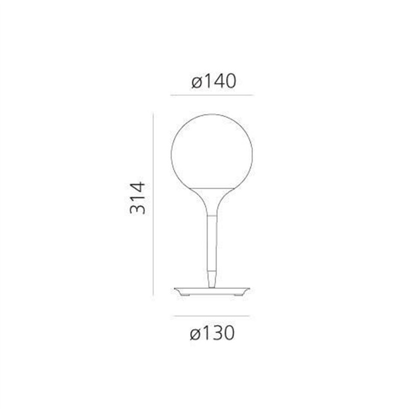 Artemide Castore 14 Table lamp
