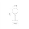 Artemide Castore 14 Table lamp