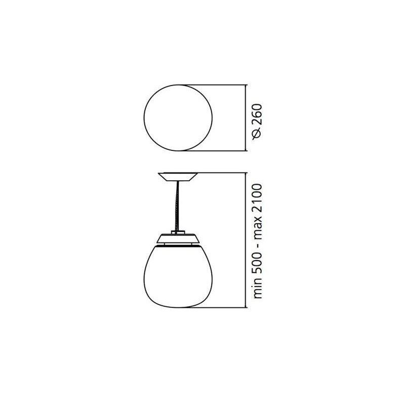 Artemide Empatia 26 suspended lamp