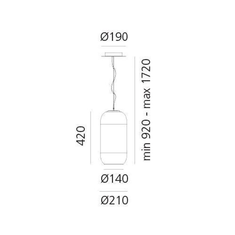 Artemide Gople suspended lamp