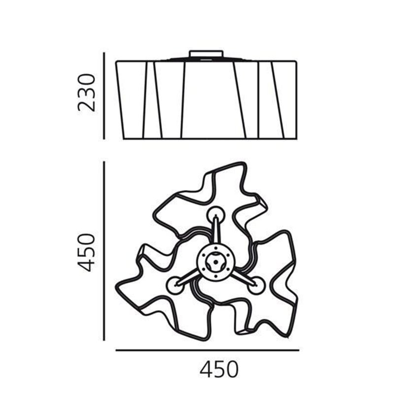 Artemide Logico Mini ceiling lamp 3x120°