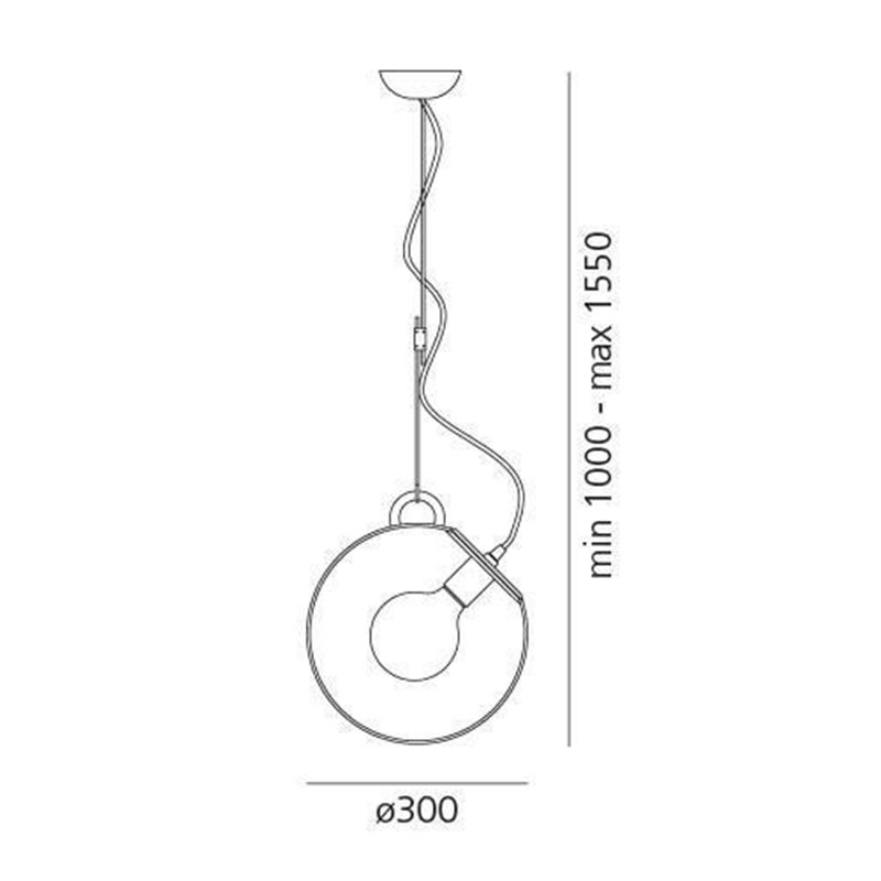 Artemide Miconos suspended lamp