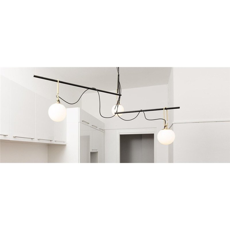 Artemide nh S3 2 Arms suspended lamp