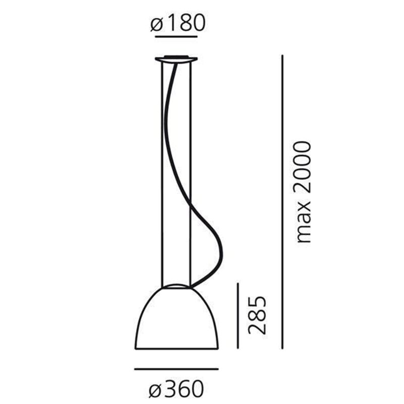 Artemide Nur Mini suspended lamp