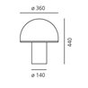 Artemide Onfale Grande Table lamp