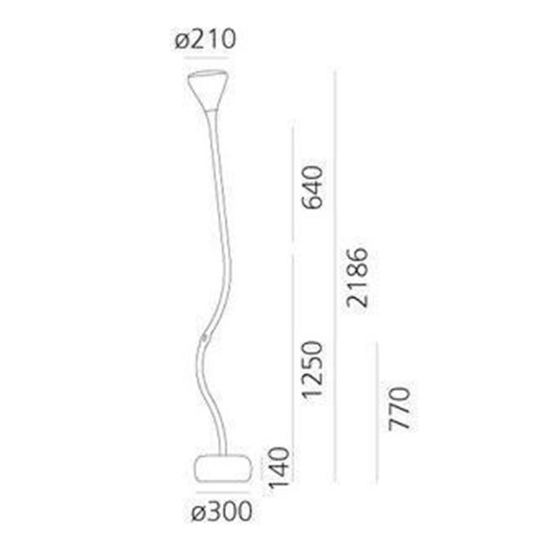 Artemide Pipe Led Floor lamp