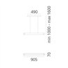 Artemide Talo Led 120 S Led suspended lamp