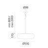 Artemide Itka 50 suspended lamp