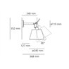 Artemide Tolomeo Diffusore 18 Wall Body