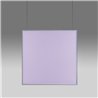 Artemide Discovery Space Square White Violet Integralis suspension lamp