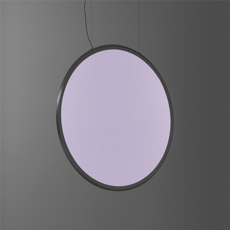 Artemide Discovery Vertical 100 White Violet Integralis Suspension suspension lamp