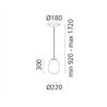 Artemide Stellar Nebula Small suspension lamp
