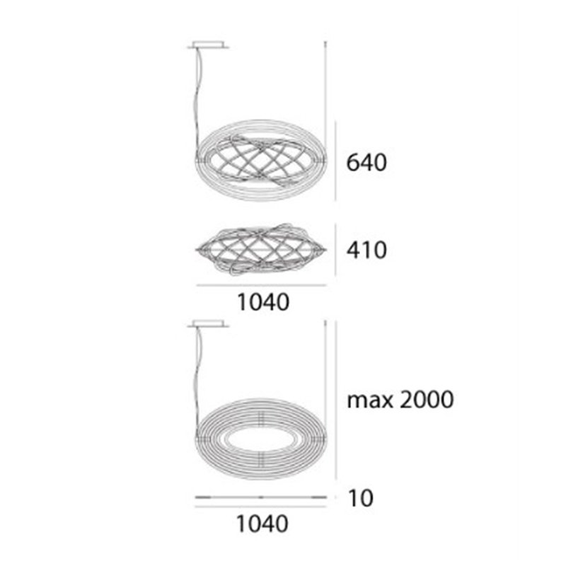Artemide Copernico Hängelampe
