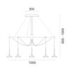 Artemide Unterlinden Chandelier Ring Hängelampe