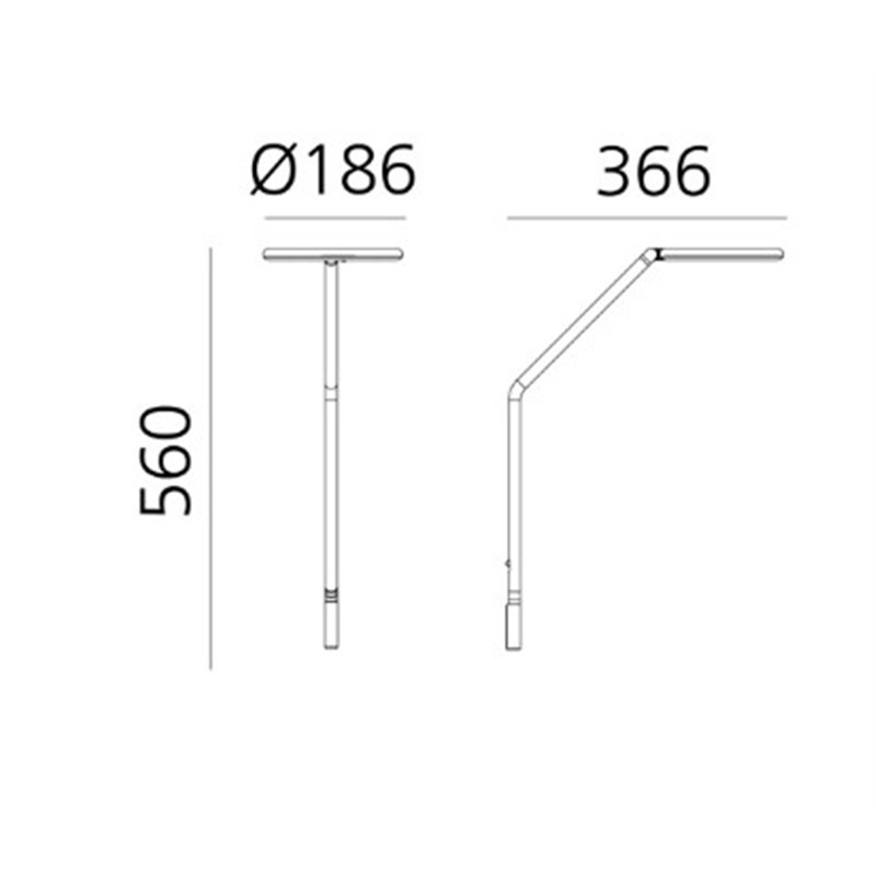 Artemide Vine Light Arm L Wandlampe