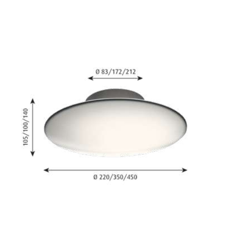 Louis Poulsen Aj Eklipta 350 Led Ceiling Lamp / Wall Lamp