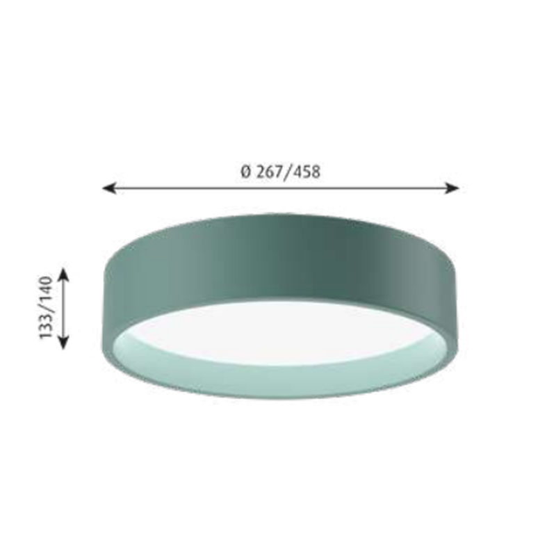 Louis Poulsen Lp Circle Surface Mounten Led Ceiling Lamp