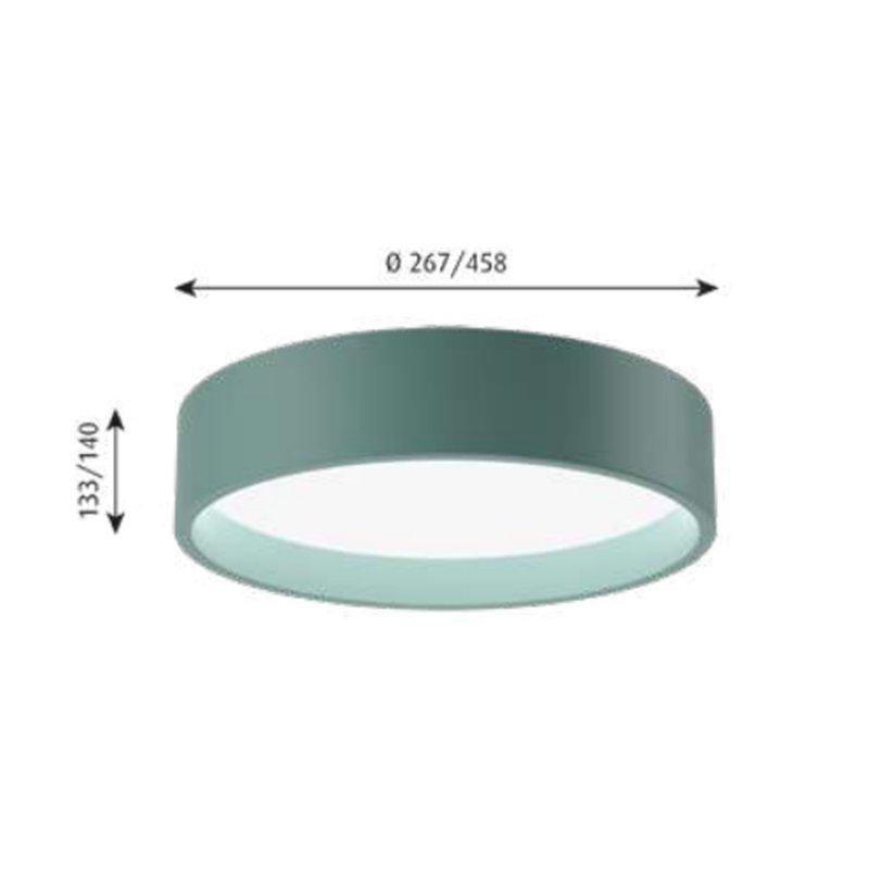 Louis Poulsen Lp Circle Surface Mounten Led ⌀450 Ceiling Lamp