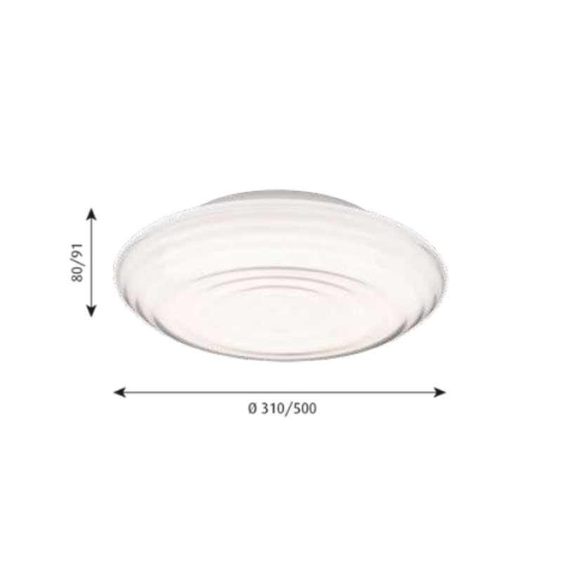 Louis Poulsen Ripls Led ⌀310 Ceiling Lamp / Wall Lamp