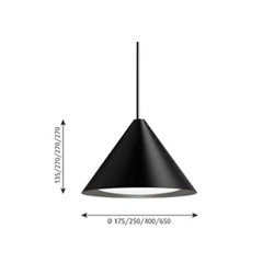 Louis Poulsen Keglen ⌀250 Pendant Lamp