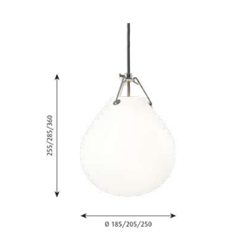 louis poulsen MOSER PEND. Ø250 100W Moser Ø Pendant Light – City Lights SF