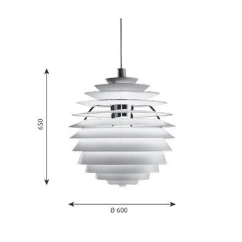 Louis Poulsen Ph Louvre Pendant Lamp