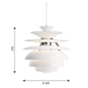 Louis Poulsen Ph Snowball Pendant Lamp