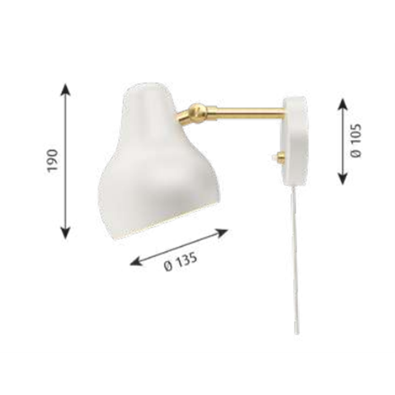 Louis Poulsen Vl38 Wall Wall Lamp