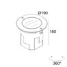 Delta Light Logic 190 R Refl Honeycomb floor lamp