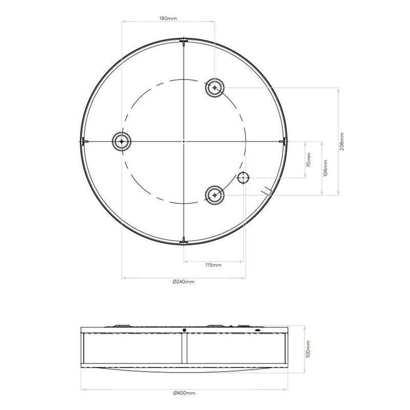 Astro Mashiko 400 Round ceiling lamp