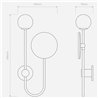 Astro Orb wall lamp
