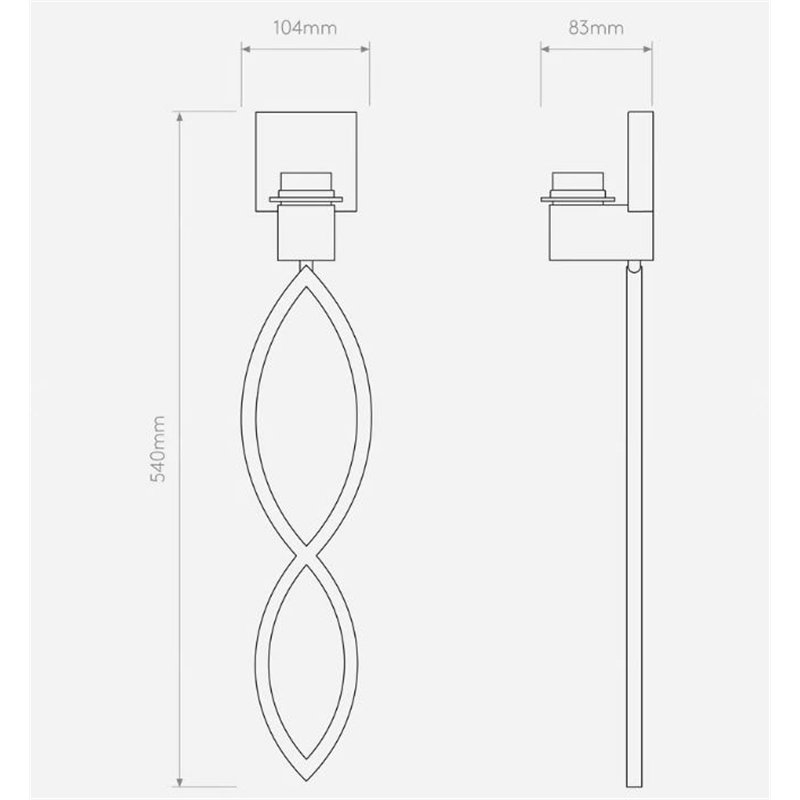 Astro Caserta Wandlampe